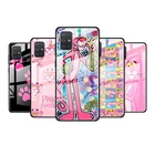 Чехол с розовой пантерой для Samsung Galaxy S21 Ultra A71 A51 4G 5G A91 A81 A41 A31 A21 A11 A01, закаленное стекло