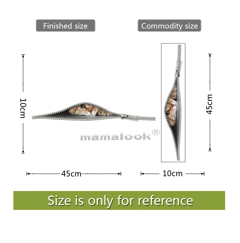 Милый Кот Наклейка на стену с молнией художественные наклейки для домашнего