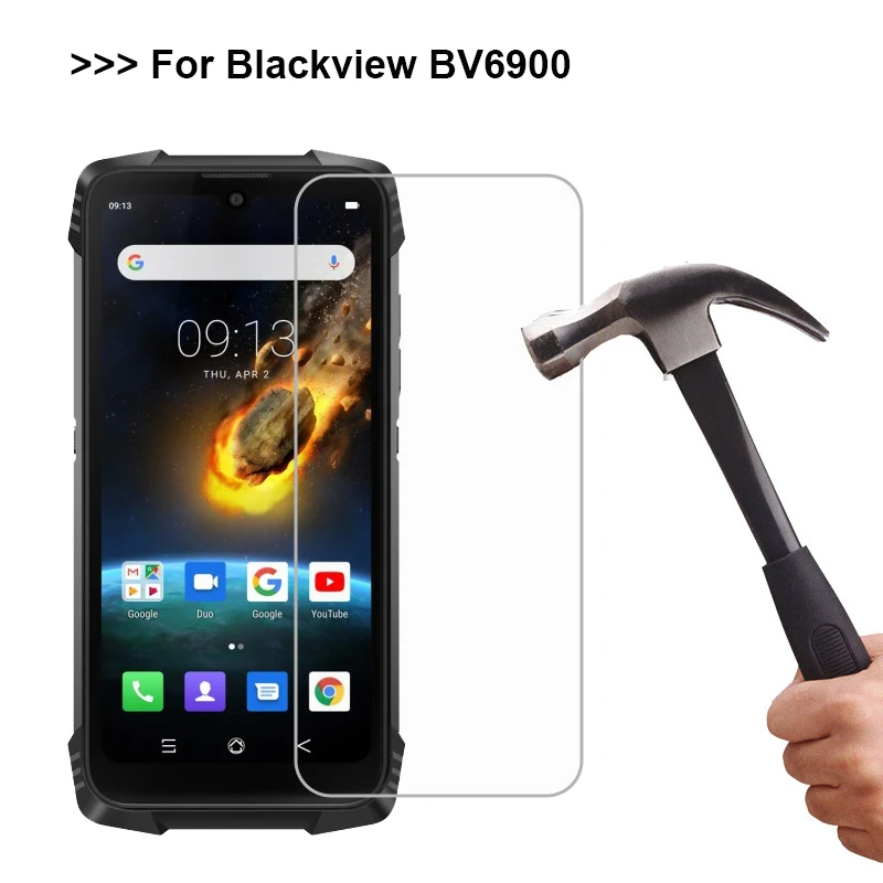 Закаленное стекло для Blackview BV6900 2 шт. защита экрана от отпечатков пальцев