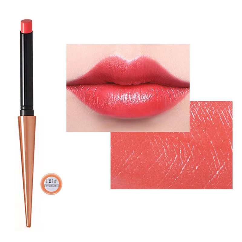 Матовая текстура сигаретная трубка губная помада увлажняющая легкая в цвете