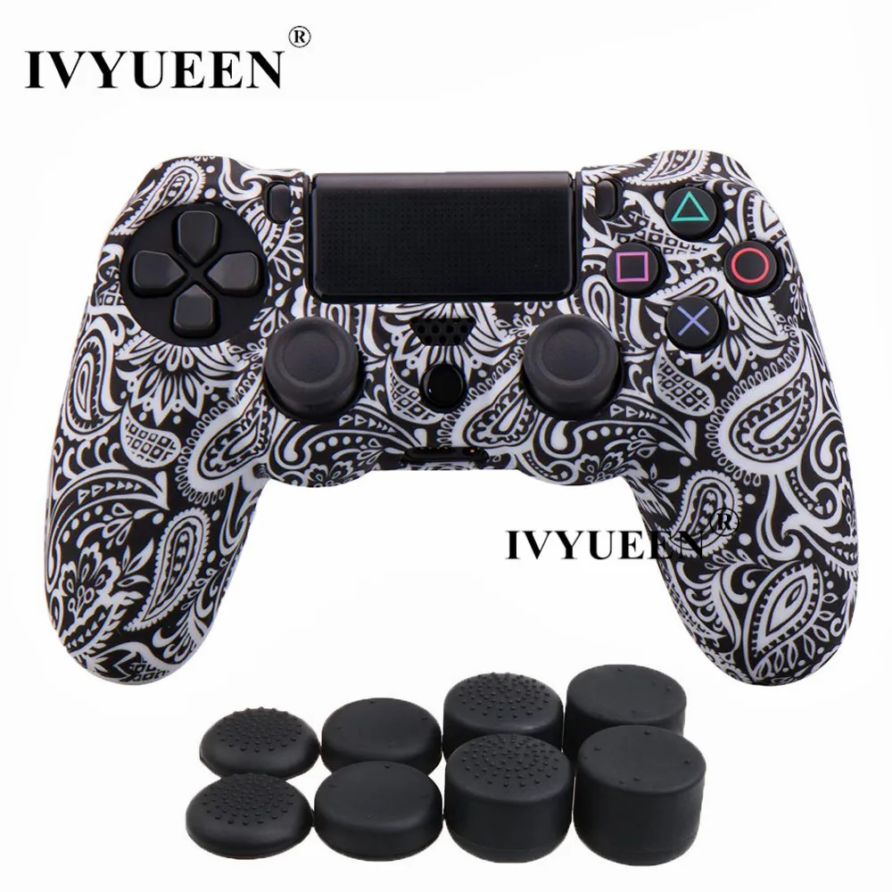 Силиконовый защитный чехол IVYUEEN для sony Dualshock 4 PS4 DS4 Pro Slim с 8 аналоговыми джойстиками