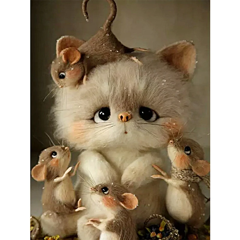Xj-Cute DIY алмазная живопись круглые алмазные картины полная Алмазная 5D Вышивка с