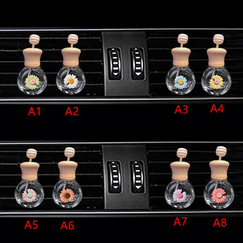 

100pcs Car Air Vent Perfume Clip Bottle Refillable Car Hanging Air Freshener Perfume Diffuser Fragrance Bottle