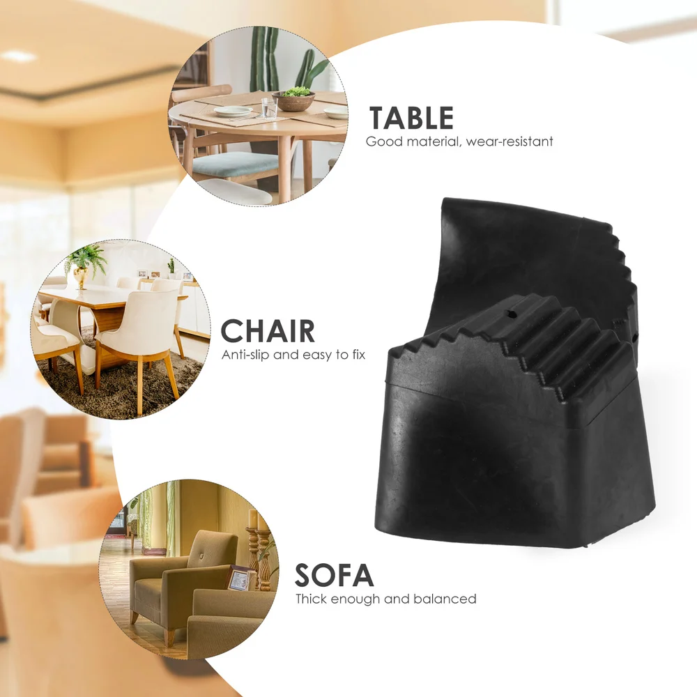 

2Pcs Ladder Foot Cover Ladder Safety Non-Slip Wear-Resistant Rubber Feet Insulated Ladder Covers Ladder Foot Pads Ladder Tools