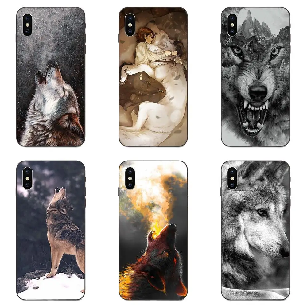 Чехол для мобильного телефона с животными Wolf Xiaomi mi x Max Note 2 2S 3 5X6 6X8 9T SE A1 A2 A3 CC9e Lite Play