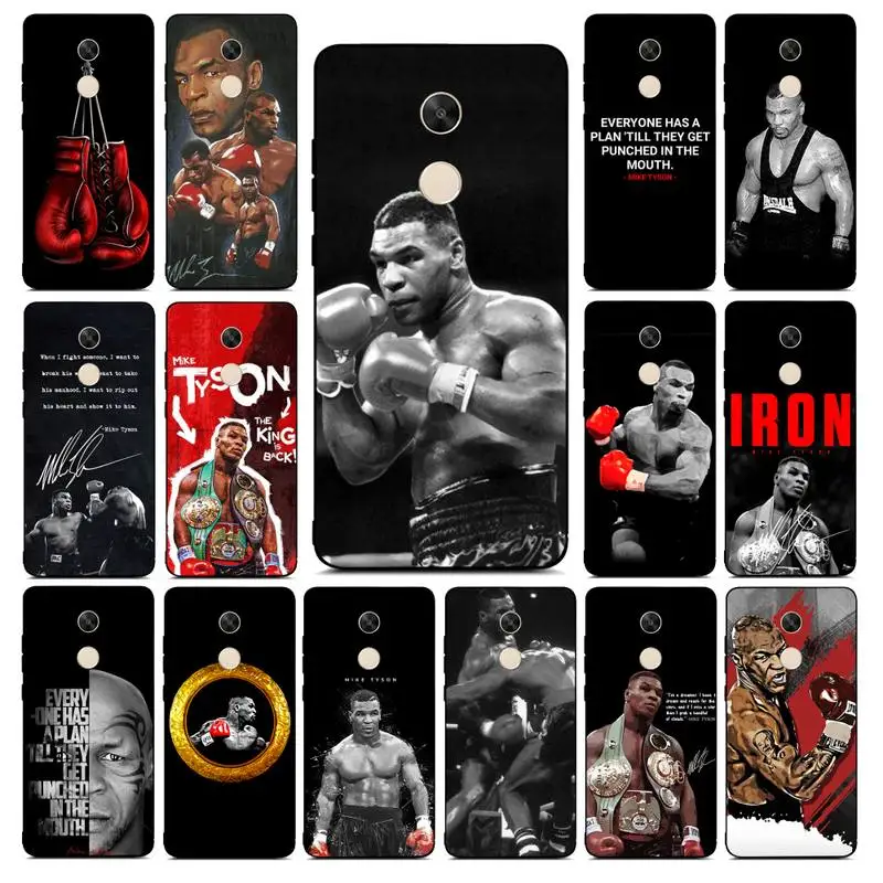 

MaiYaCa Mike Tyson Boxer Man Phone Case for Redmi Note 8 7 9 4 6 pro max T X 5A 3 10 lite pro