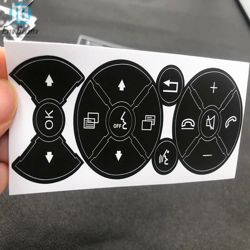 

Good Quality Switch Control Panel Customized Adhesive Sticker Panel Sticker