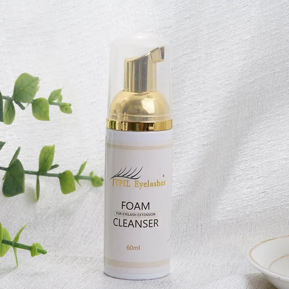 Eyelash Foam Cleanser Eyelashes Extensions Shampoo Cleaner Grafting Extension Mousse Makeup Remover | Красота и здоровье