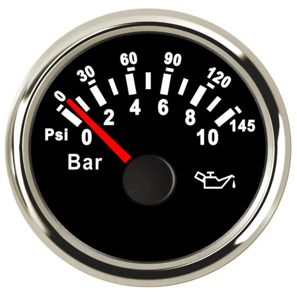 

Манометры для измерения давления масла, 1 шт., 0-10 бар, 52 мм, 0-145Psi, 9-32 В, с красной подсветкой, для автомобилей, грузовиков, мотоциклов