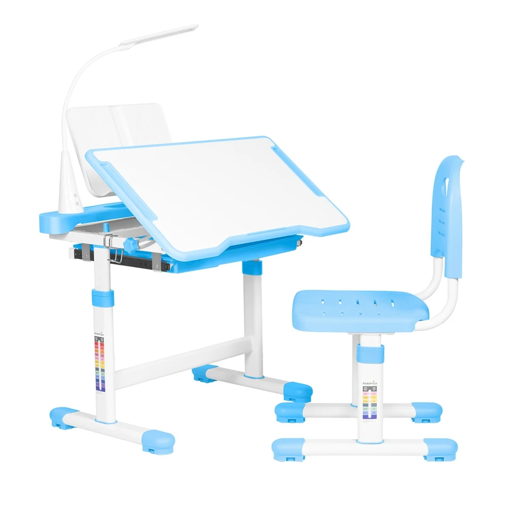Anatomica Vitera set desk + chair drawer stand lamp for schools desks furniture study schoolboys schoogirls tables desktop children kids |
