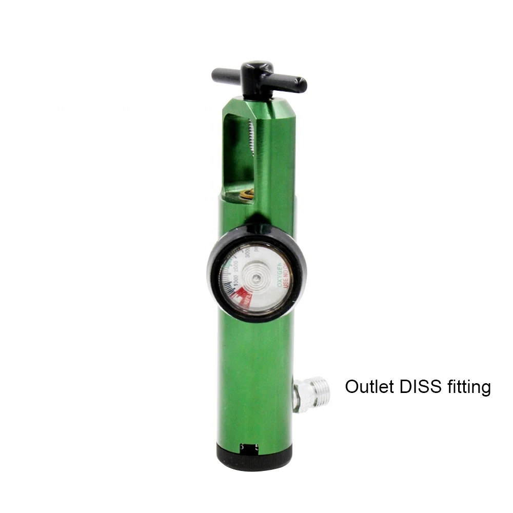 Медицинский латунный Регулятор давления кислорода CGA870 для кислородного баллона