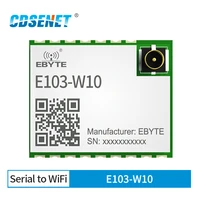 2pcs esp8285n08 2 4ghz 20dbm wireless wifi module 250m tcpip airkiss mqtt http transmission module smart home e103 w10