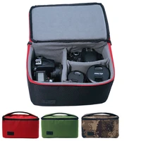 advanced diamond lattice waterproof dslr camera bag photography soft padded insert inner handbag camcorder carry case for canon