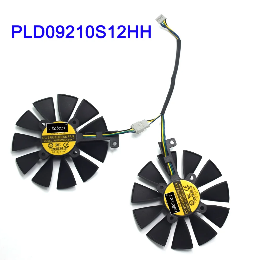 87 мм PLD09210S12HH PLD09210B12HH RX480 O4G кулер вентилятор Замена для ASUS STRIX RX580 GTX1070-O8G DUAL-RX480-O4G EX-RX570-O4G карты