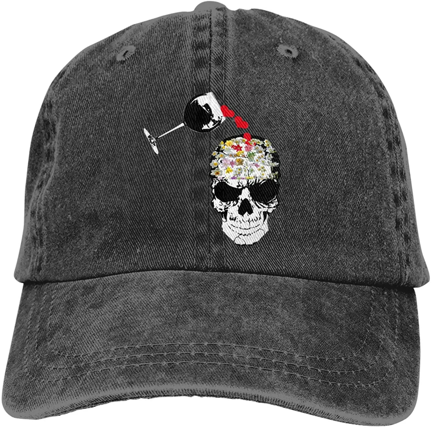 

Irrigation Love Sports Denim Cap Adjustable Unisex Plain Baseball Cowboy Snapback Hat