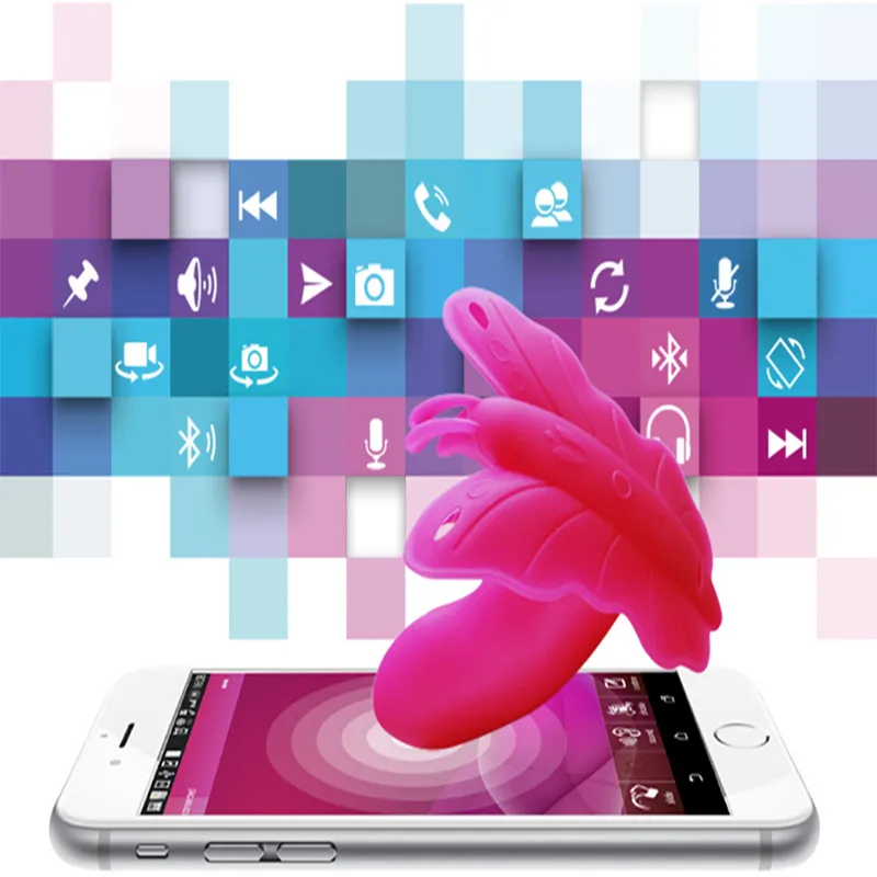 REALOV Лидия Смартфон APP удаленного Управление носимых G-Spot вибратор ремень на киска