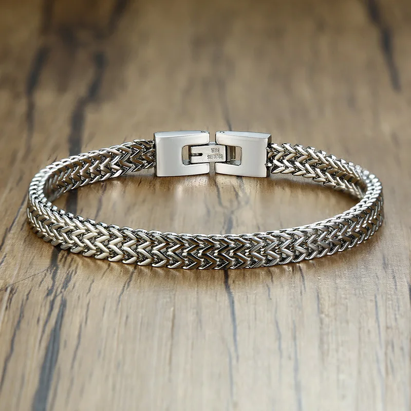 

FXM TBB42 new arrival fashion jewelry most popular bracelet for women birthday gift silver color colors good quality black steel