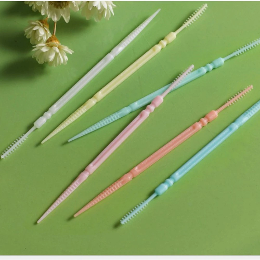 1100 шт./кор. зубная нить щетка s гигиена полости рта очиститель палочка межзубная 6 5