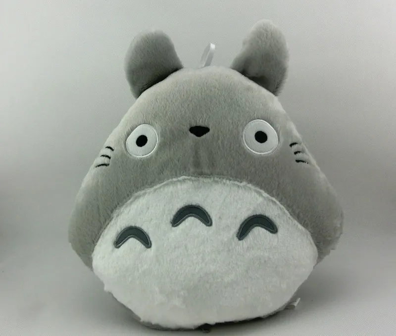 

[Funny] 35cm Soft Stuffed animals colorful light luminous My neighbor totoro Plush Toy cat Hold Pillow doll model kids baby gift