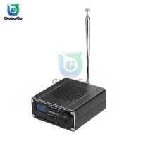 assembled si4732 all band radio receiver fm am mw sw ssb lsb usb with lithium battery antenna speaker case