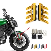 with logo for benelli 752 752s motorcycle mudguard front fork protector guard block front fender anti fall slider accessories