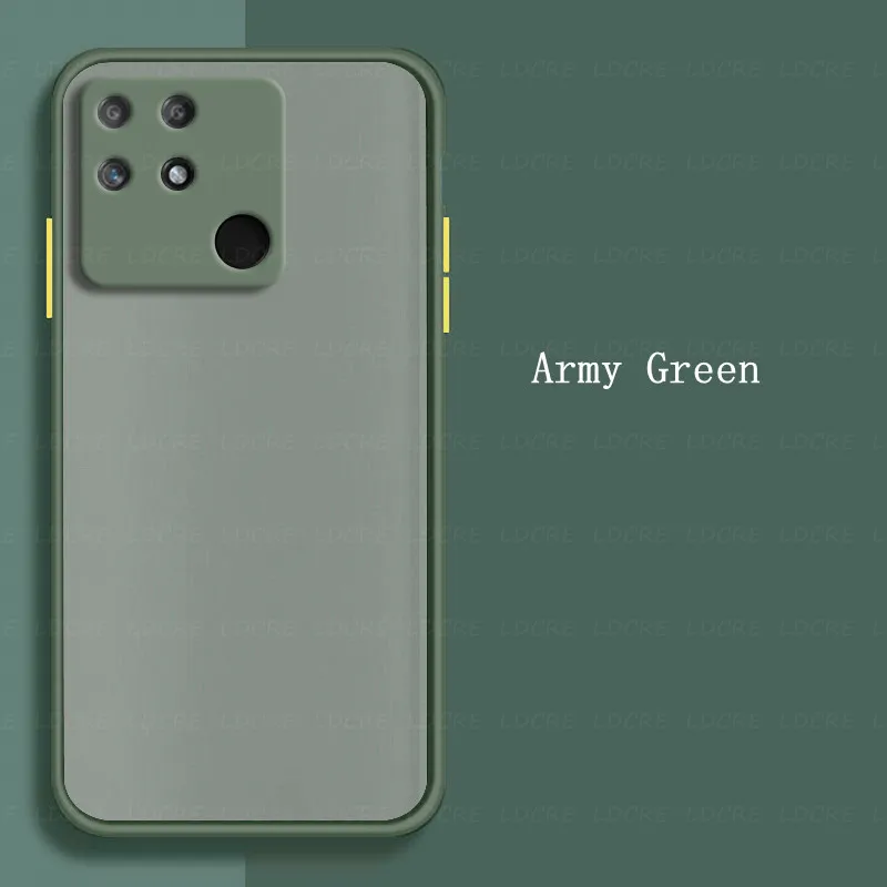 For Realme Narzo 50A Case for Realme Narzo 50A 50i 30A Cover Silicone Matte Translucent Shockproof Bumper Coque Narzo 50A Fundas