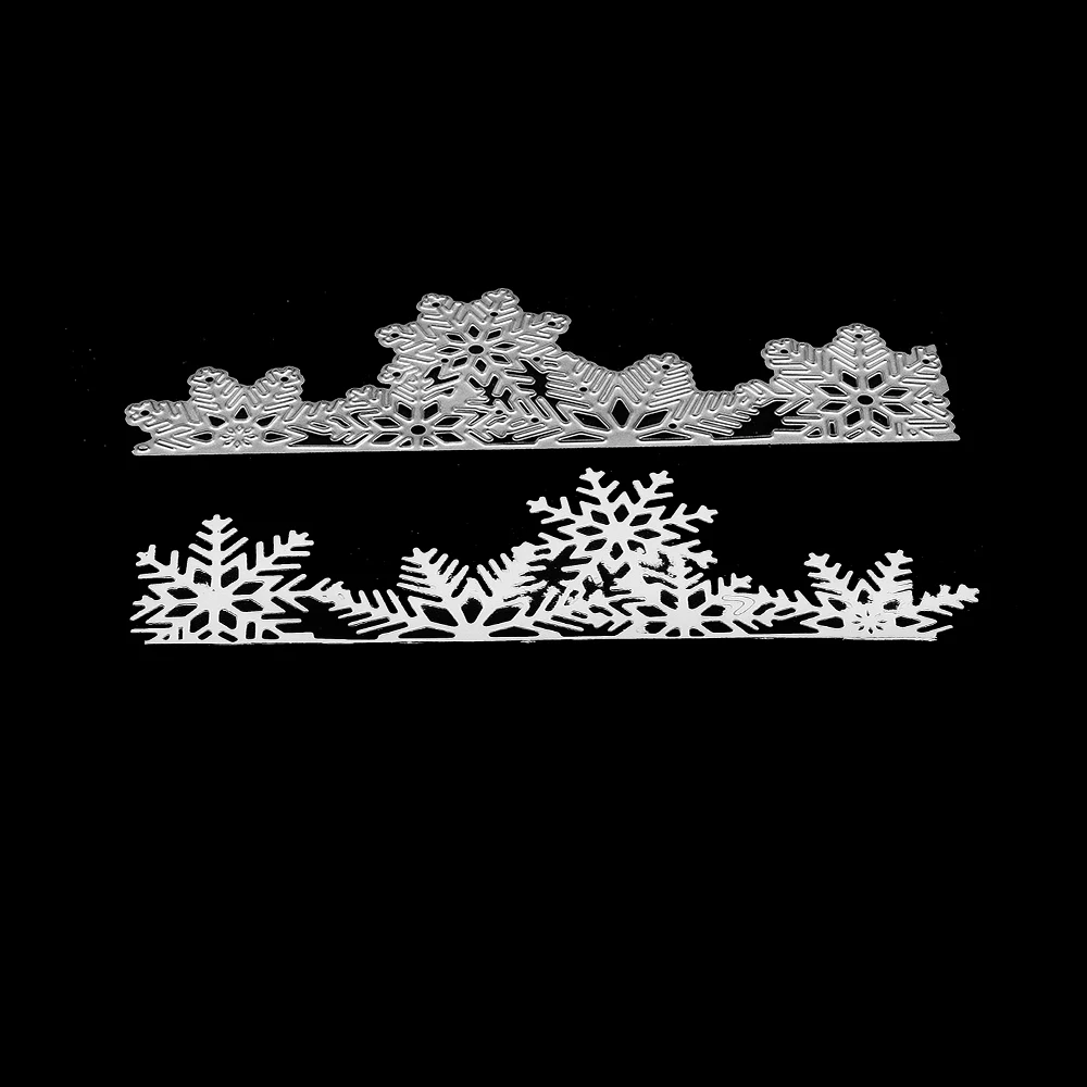 Металлические Вырубные штампы в виде снежинок 3D искусство рельефное тиснение