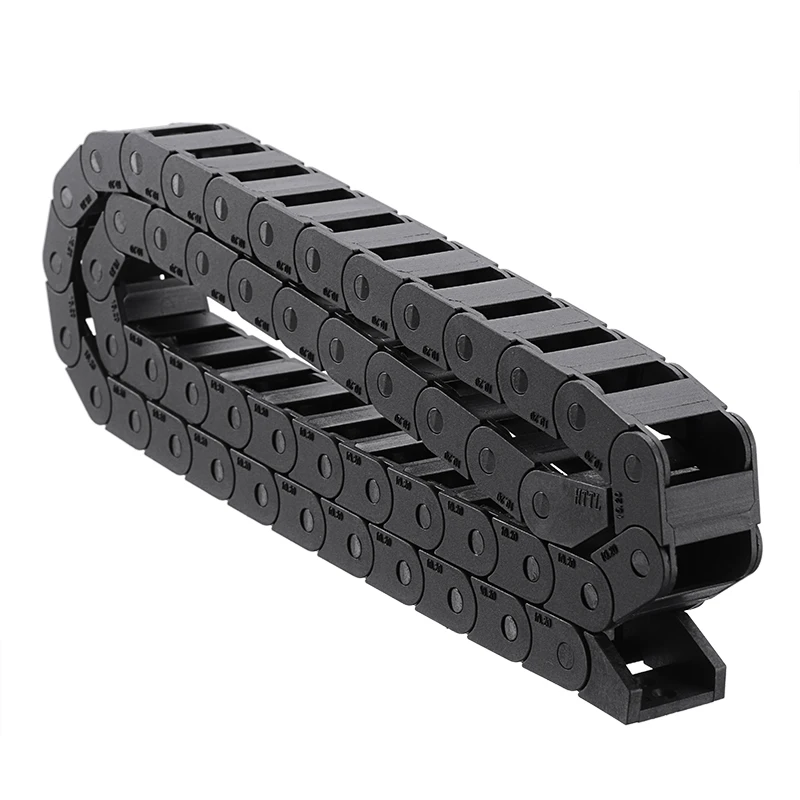 1 м 10x20 мм черный нейлон Цепной кабель провода несущей передачи цепи для
