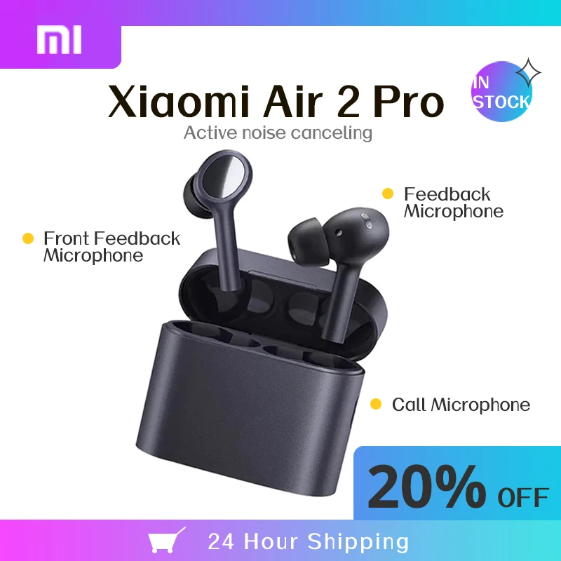 Новинка 2020 оригинальные беспроводные наушники Xiaomi Air 2 Pro TWS Bluetooth Mi True Wireless