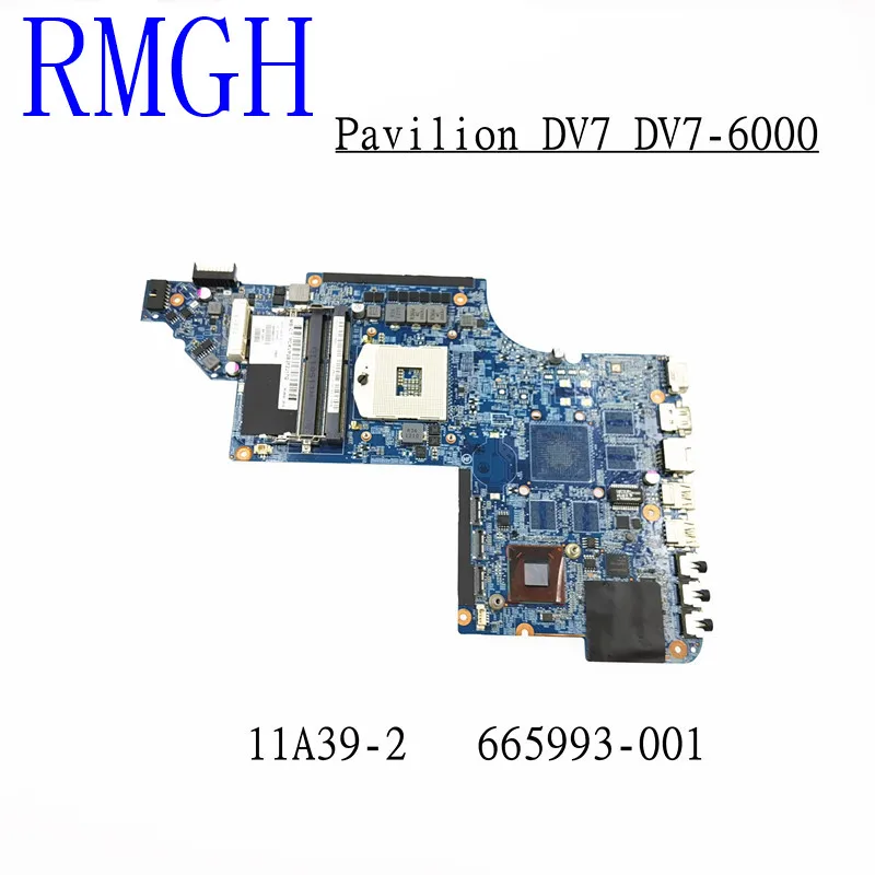 Материнская плата для ноутбука HP Pavilion DV7-6000 DV7-6B Series DV7-6C 665993-001 HM65 ddr3 UMA, полностью протестирована 1