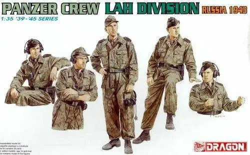 Набор моделей DRAGON 6214 1/35 масштаб Panzer Crew LAH Division Russia 1943 | Игрушки и хобби
