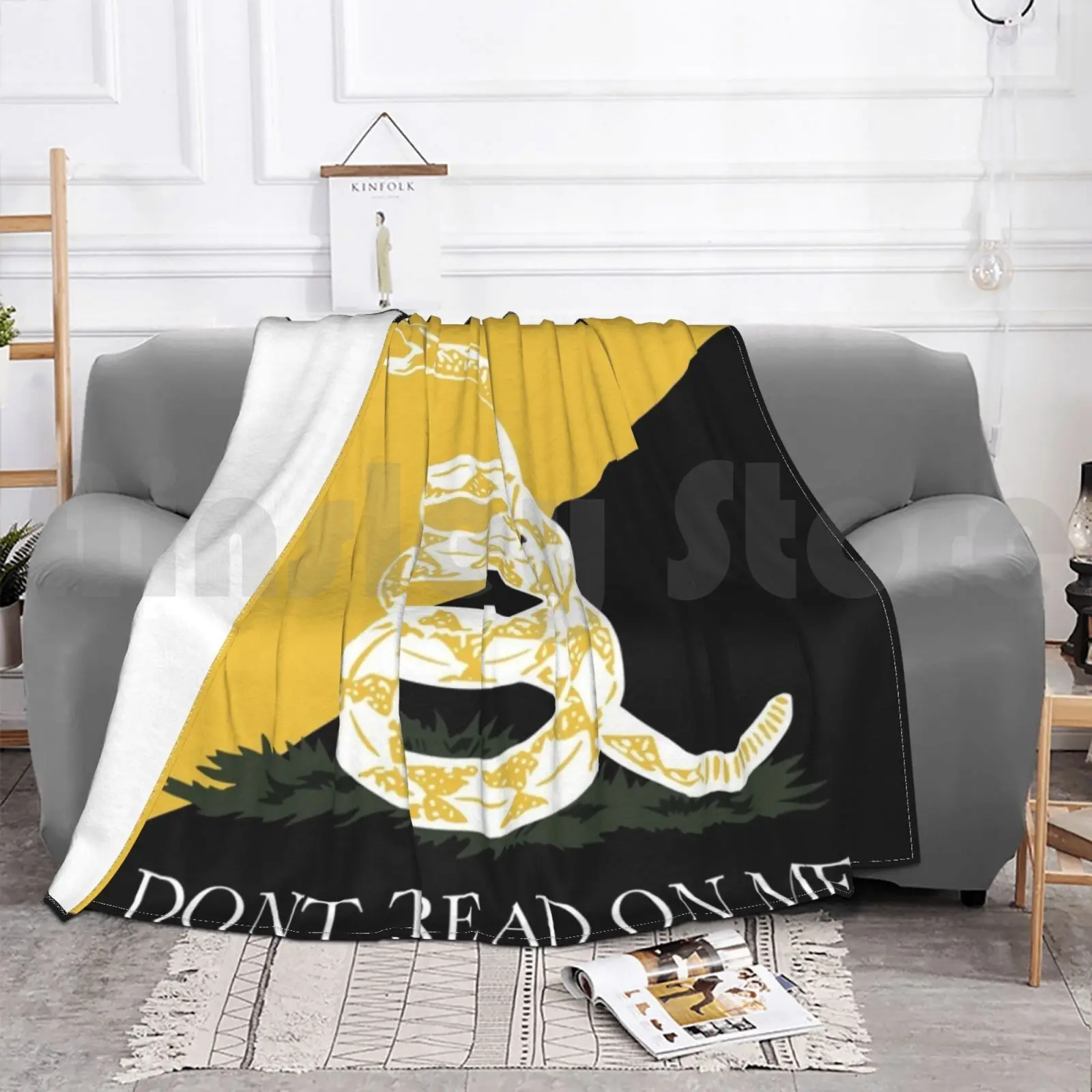 Флаг Gadsdens бандажный флаг одеяло для дивана кровати путешествий Гадсден гадсон