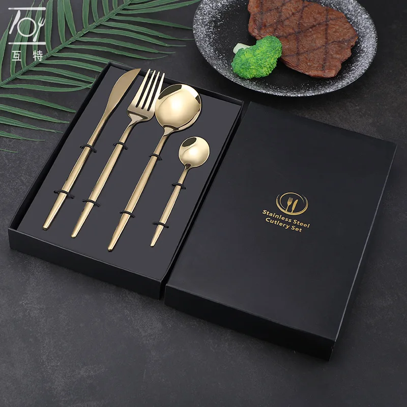 

Stainless Steel Cutlery Set 3 in 1 Cutlery Cutlery Gift Box Dinnerware Kitchen Device Jogo De Jantar Sets Utensils Silverware