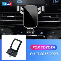 car mobile phone holder for toyota c hr 2017 2018 chr 2017 2018 2019 air vent mobile phone stand mount cradle clip gps bracket