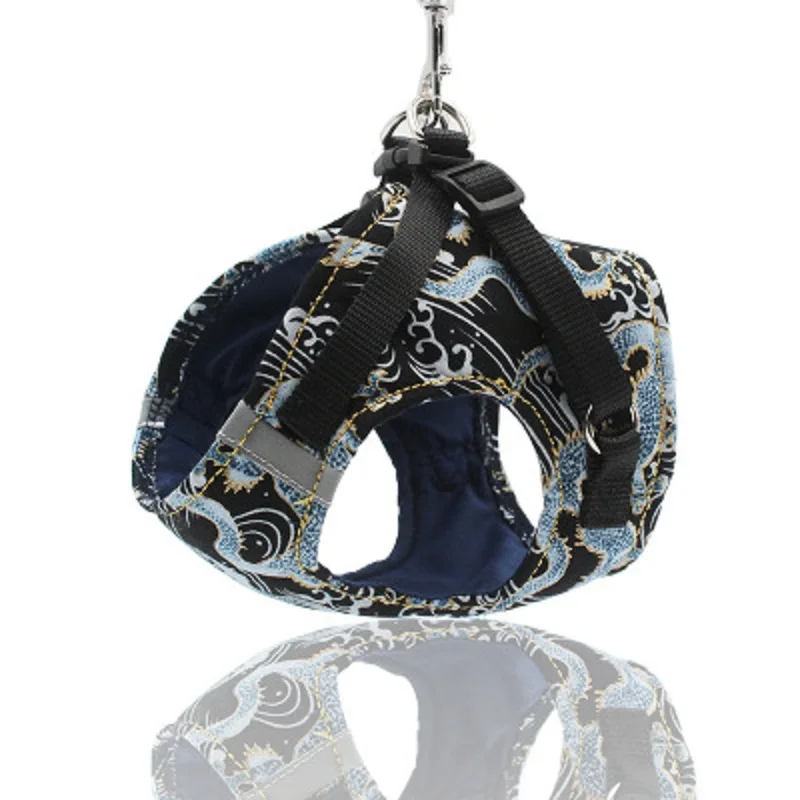 Нагрудный ошейник для собак с рисунком дракона набор поводков и дышащие товары