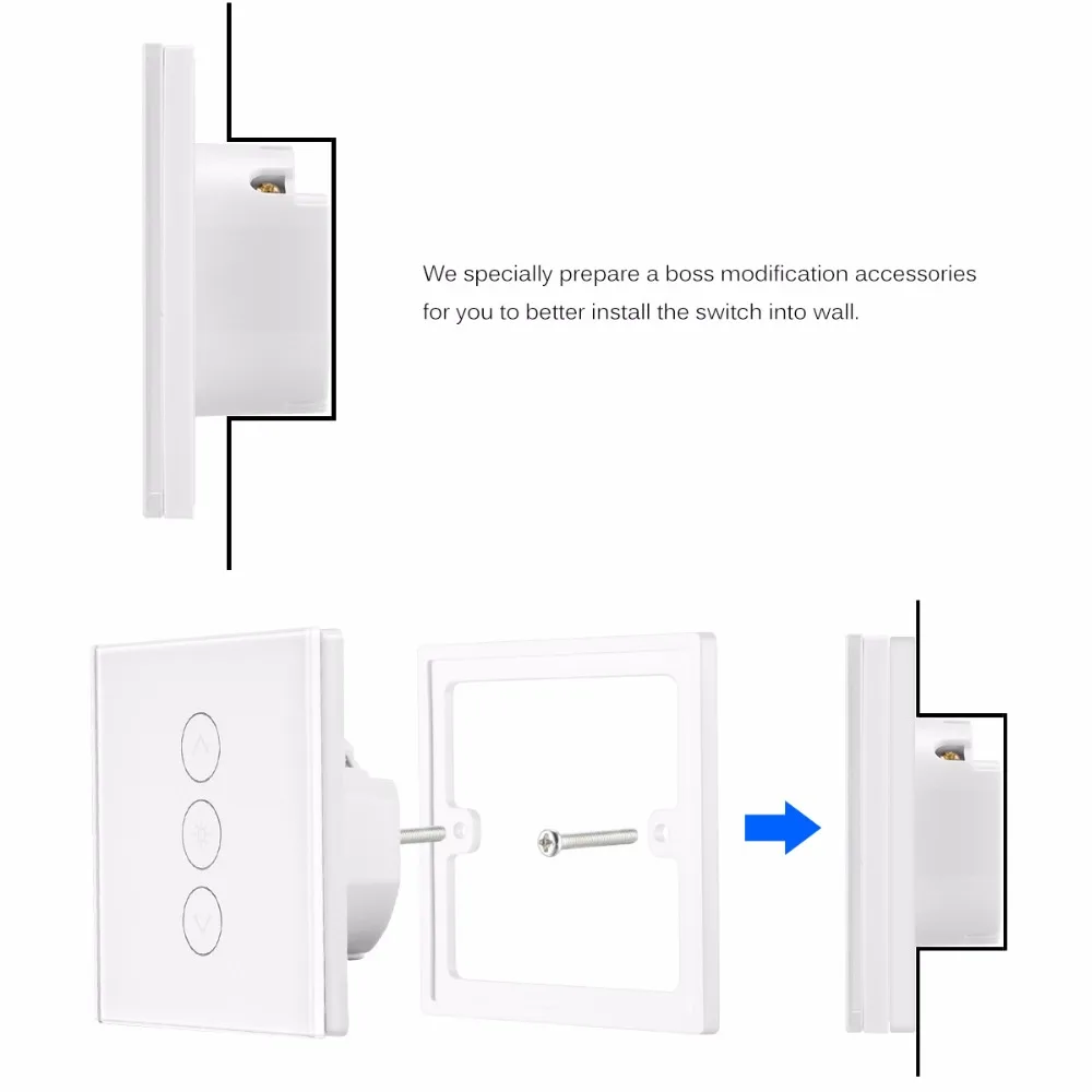 LemonBest умный светильник Диммер стандарт США/ЕС Wifi переключатель сенсорное управление работа с Alexa Google Assistant IFTTT