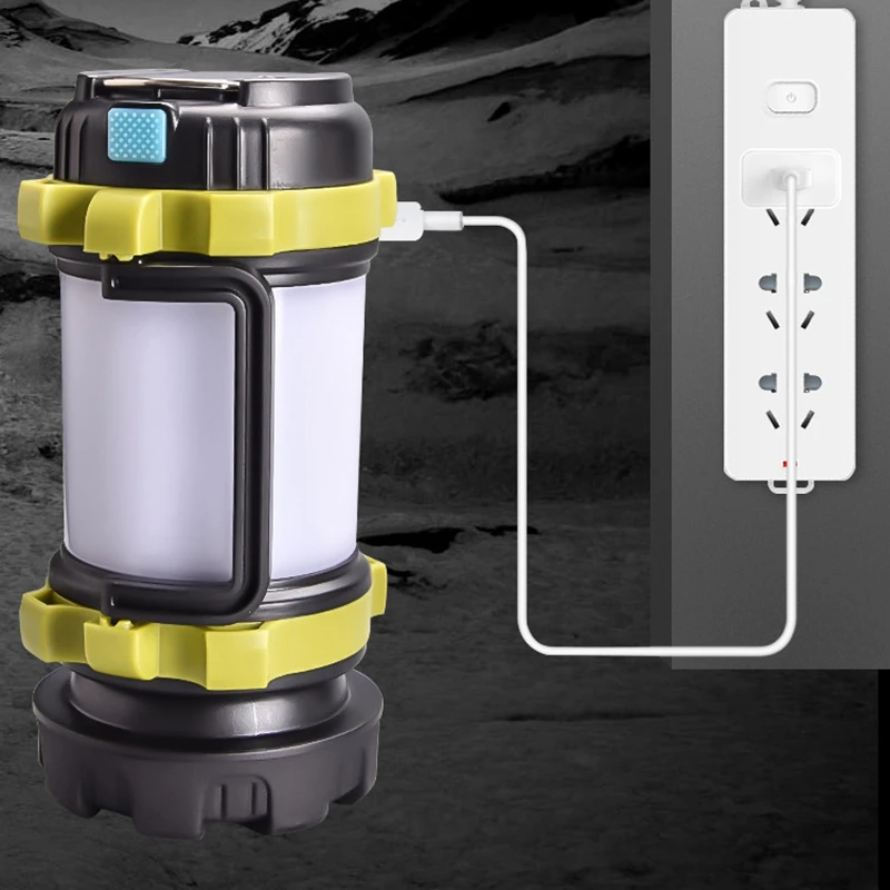 Туристический светодиодный светильник для кемпинга Рабочая лампа с Usb зарядкой