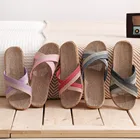 Новинка 2021, домашние тапочки SAGACE из ЭВА, хлопковые домашние тапочки, льняные тапочки в японском стиле, женские шлепанцы, обувь