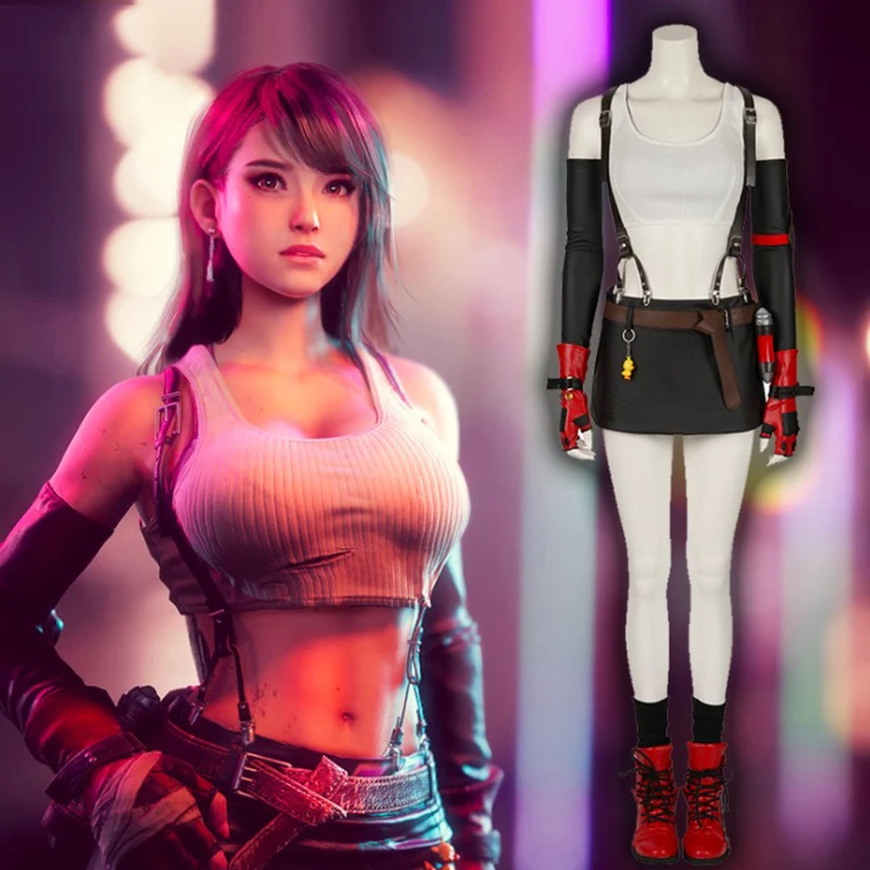 Костюм для косплея финальная фантазия Женский костюм аниме на Хэллоуин карнавал