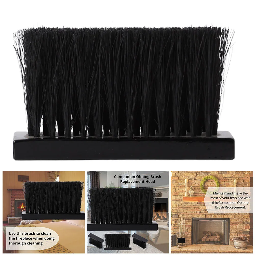 

Heating Cooling Air Fireplaces Stoves Clean Brushes Fire Hearth Fireplace Tool Brush Fireside Hair Length 6.5cm Handle Oblong