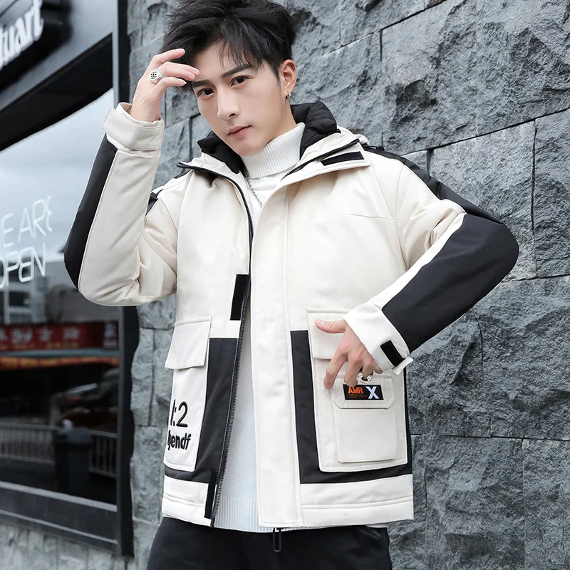 Новая коллекция han мужская хлопковая стеганая одежда рабочая пуховая куртка зима