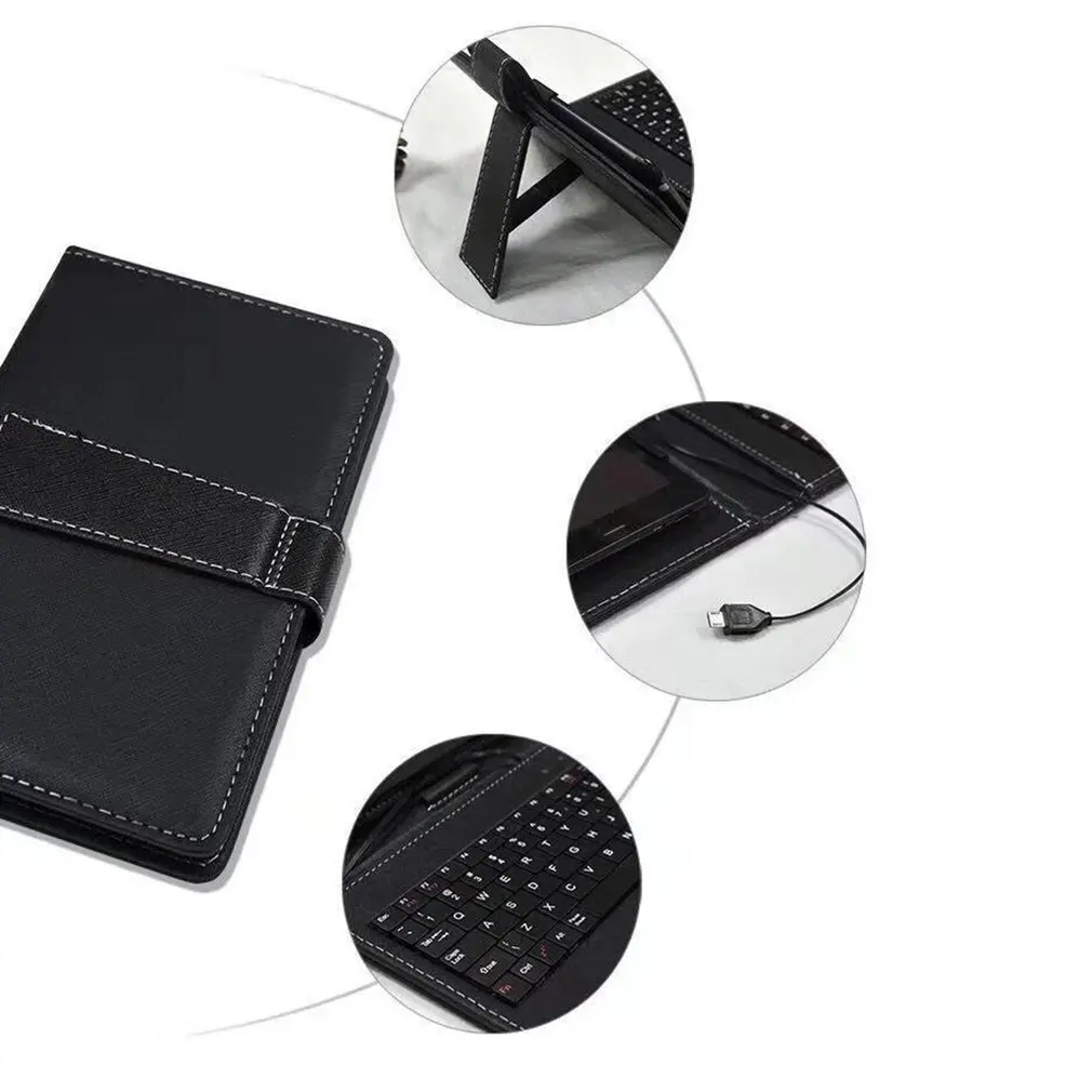 

7 Inch 7.85 Inch 8 Inch 9 Inch 9.7 Inch 10.1 Inch Universal Keyboard Leather Case Tablet Case