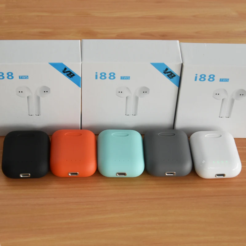 I88 TWS беспроводные наушники 1:1 Bluetooth 5 0 3D объемные басы Наушники для Xiaomi PK i10 i12 i30 i60