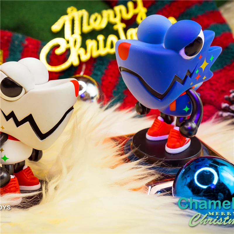 Lam Toys Хамелеон Рождество глухая коробка фотохромные УФ Солнечный свет цвет