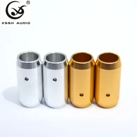 xssh hifi cable copper planted gold or sliver solid steel speaker video audio cable wire pants boots coaxial y splitter