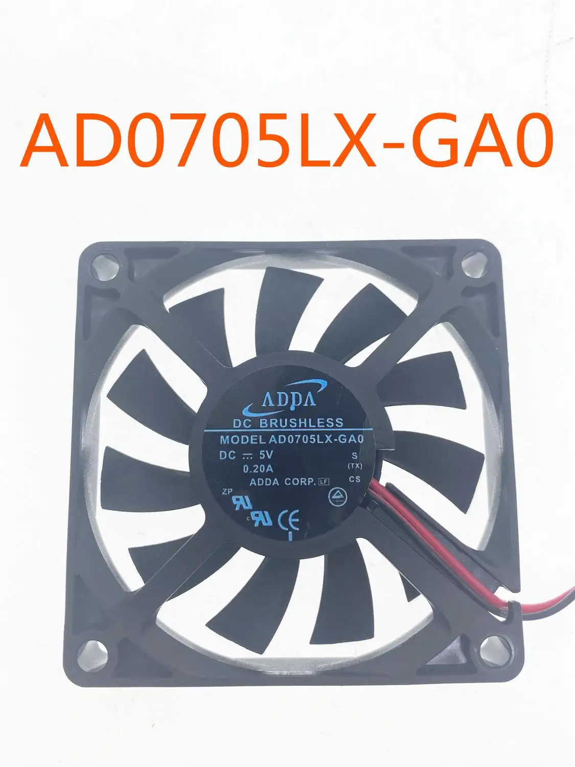 

Для ADDA AD0705LX-GA0 DC 5V 0.20A 70x70x10mm вентилятор охлаждения сервера