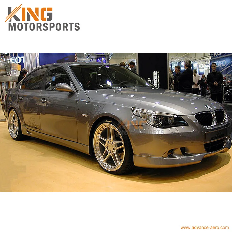 Подходит 2004 2005 2006 2007 BMW E60 5 серии 525i 530i передний бампер спойлер обвес Неокрашенный