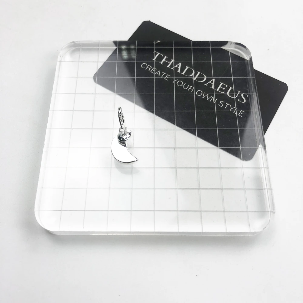 Модные подвески с застежкой лобстером в виде Луны и сердца сделай сам из