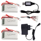 Литий-Полимерный Аккумулятор 7,4 В 1500 мАч 903462 с зарядным устройством USB для радиоуправляемой лодки FT009 12423 12428 мАч 1500 В, литиевая батарея для телефона