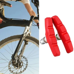 Dropshipping!!2Pcs Wear-resistant No Sound Bike V Brake Pads for MTB Bicycle